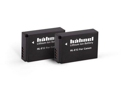 Hahnel HL-E12 Twin Pack akkumulátor 2db/csomag (Canon LP-E12, 850 mAh) (1000 160.9)