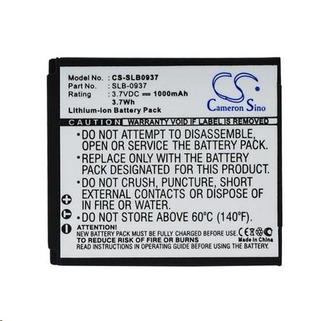 Real Power Samsung SLB-0937 3.7V 1000mAh utángyártott akku Li-ion (SLB0937)