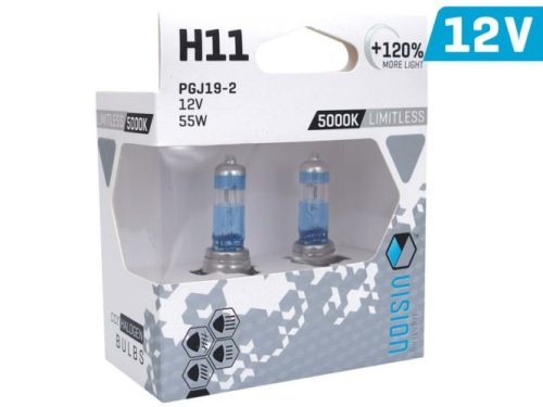 Izzó, VISION limitless white H11 12V 55W PGJ19-2 U E4 +120%