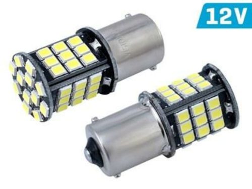 Izzó, VISION P21W BA15s 12V 48x 5630 SMD LED, CANBUS, fehér, 2 db