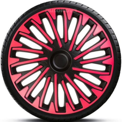 14"-os Soho Pink Black dísztárcsa garnitúra (4darab)