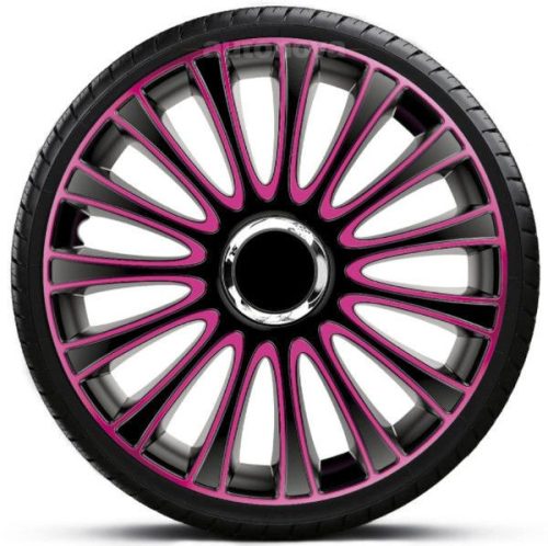 15"-os Lemans Pro Pink-Black dísztárcsa garnitúra (4darab)