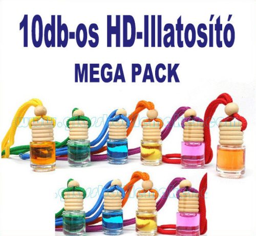 MEGA PACK  10db-os HD-ILLAT Illatosító