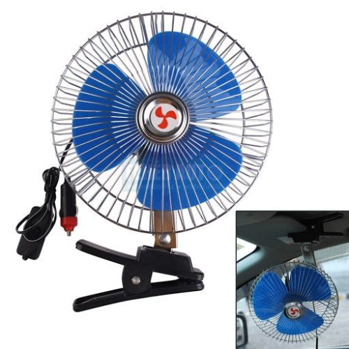 Fémrácsos ventilátor 12V HJ-8/8018