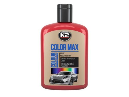 COLOR MAX SZÍNEZŐ FÉNYES VIASZ, 200 ML, PIROS