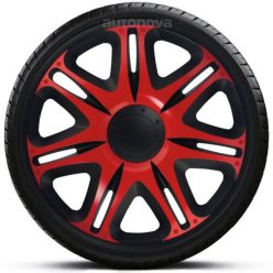   13"-os Nascar Red-Black dísztárcsa garnitúra (4darab)