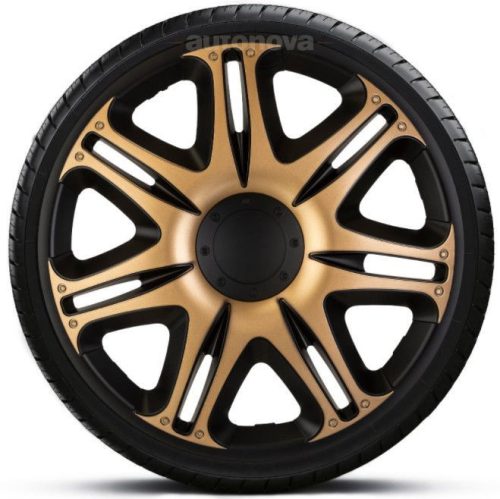 15"-os Nascar Gold Black dísztárcsa garnitúra (4darab)