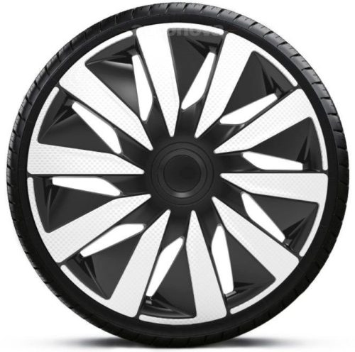 16"-os Lazio Carbon Silver-Black dísztárcsa garnitúra (4darab)