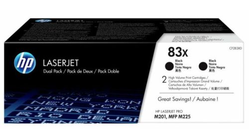 HP CF283XD (83X) fekete eredeti toner duplacsomag