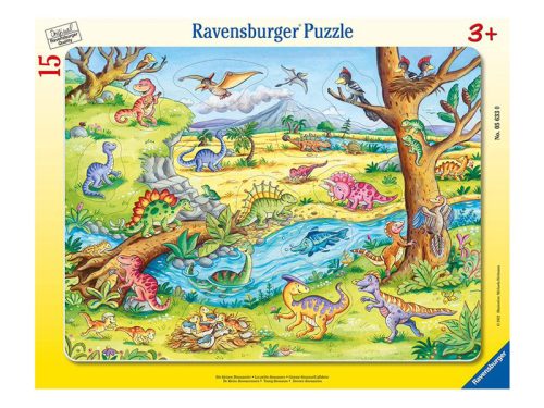 Puzzle 15 db - A kis dinoszaurusz