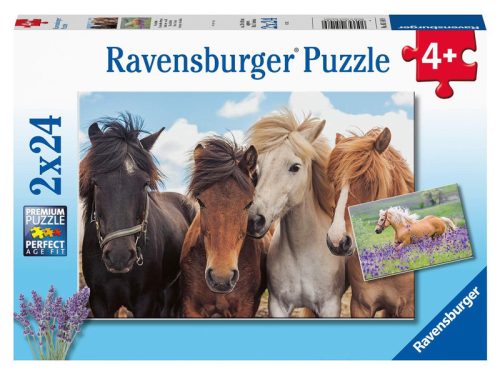 Puzzle 2x24 db - Lovak