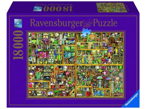 Ravensburger: Puzzle 18 000 db - Varázslatos könyves szekrény