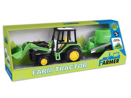 Lendkerekes traktor arató utánfutóval - 30 cm