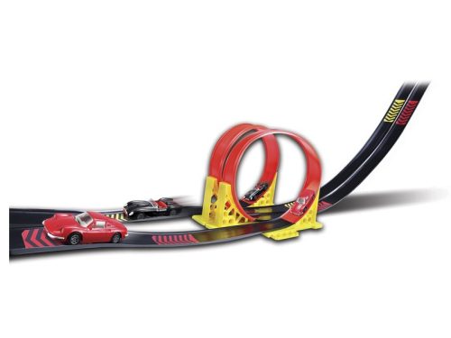 Bburago Ferrari Dual Loop autópálya +2 db kisautó 1:24