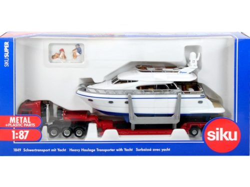 SIKU MAN kamion motoros yacht-tal 1:87 - 1849