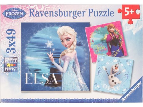 Ravensburger: Jégvarázs 3 x 49 darabos puzzle