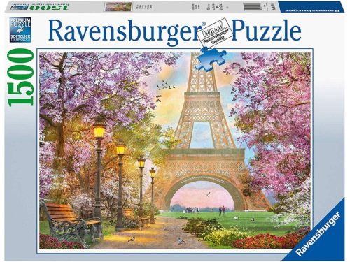 Ravensburger: Puzzle 1 500 db - Séta Párizsban