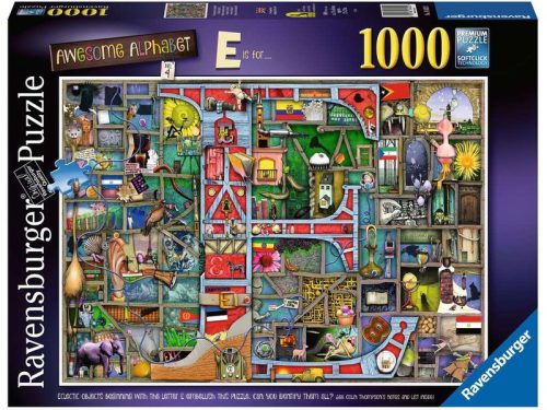 Ravensburger: Puzzle 1 000 db - Varázslatos ABC E