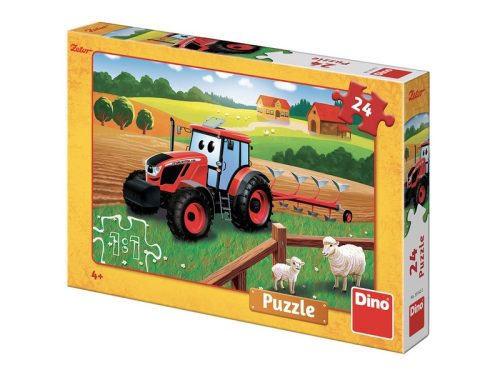 Dino Puzzle 24 db - Zetor a traktor