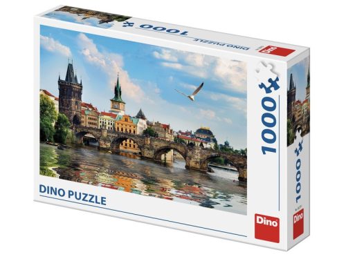 Dino Puzzle 1000 db - Károly híd Prágában