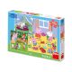 Dino Puzzle 3X55 db - Peppa