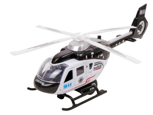 Fém rendőrségi helikopter - 21 cm