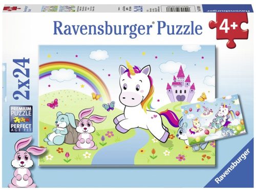 Ravensburger Csodás unikornisok 2 x 24 db puzzle