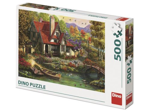 Dino Puzzle 500 db - Ház a tónál