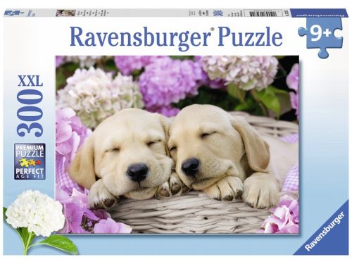 Ravensburger: Alvó kutyusok 300 darabos XXL puzzle