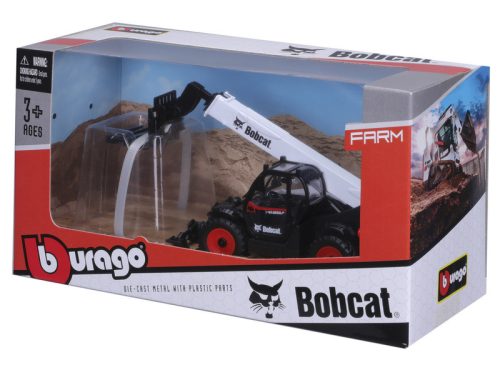 Bburago 1/50 - Bobcat teleszkópos villás emelővel