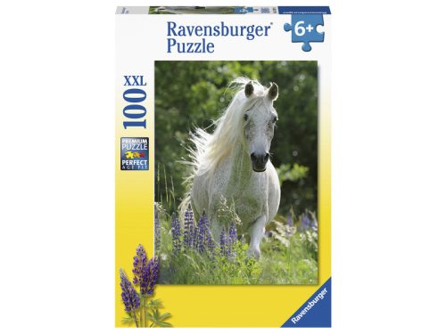 Ravensburger: Puzzle 100 db - Fehér ló