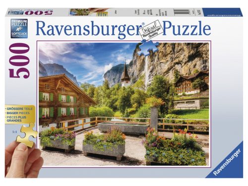 Ravensburger: Puzzle 500 db - Lauterbrunnen