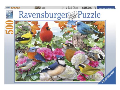 Ravensburger: Puzzle 500 db - Madarak a kertben