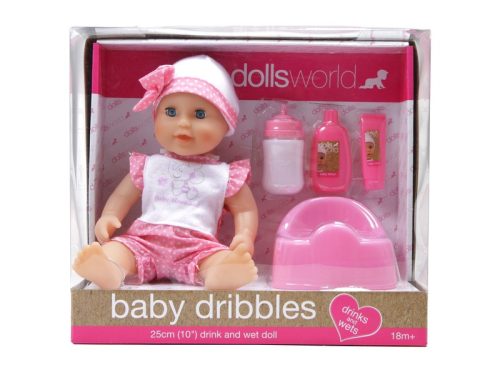 Baby Dribbles pisilő baba - 25 cm