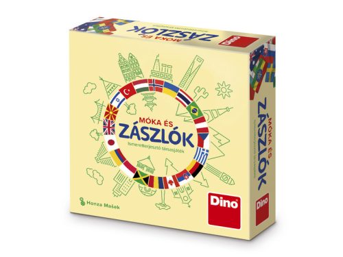 Dino Társasjáték - Móka és zászlók