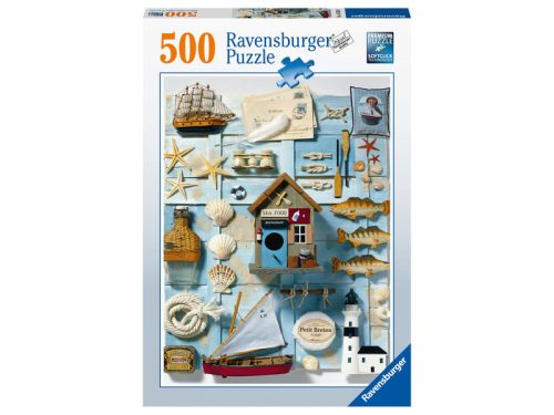 Ravensburger: Puzzle 500 db - Tengerparti emlékek