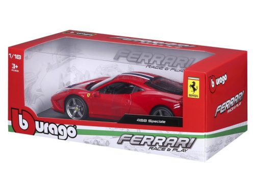 Bburago 1/18 versenyautó - Ferrari R&P - 458 Speciale