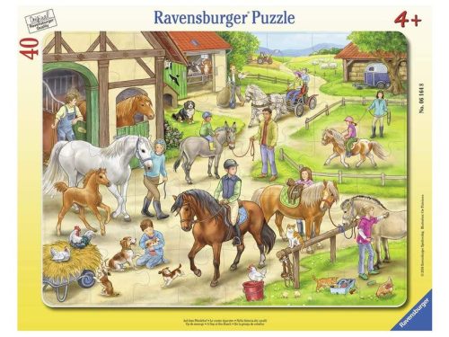 Ravensburger: A lovastanyán 40 darabos puzzle