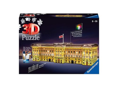 Buckingham palota fénnyel 216 darabos 3D puzzle