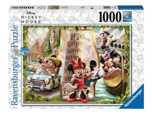 Puzzle 1000 db - Minnie és Mickey vakáción