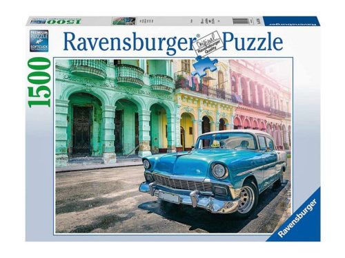 Puzzle 1500 db - Cuba, autók