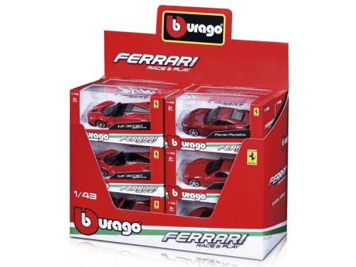 Bburago Ferrari versenyautó 1:43 - többféle