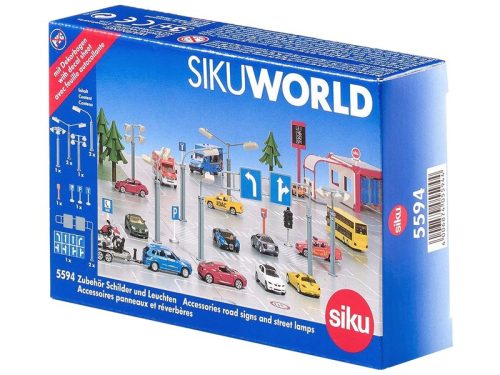 SIKU World jelzőtábla és lámpa készlet - 5594