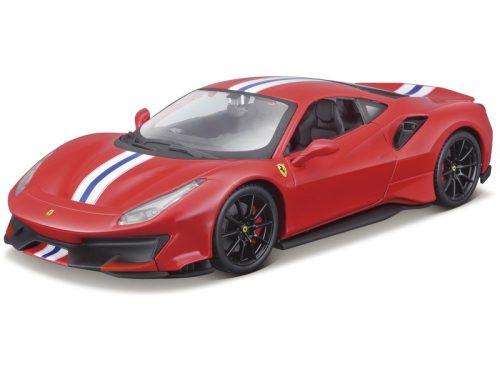 Bburago Ferrari 488 Pista versenyautó 1:24