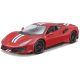 Bburago Ferrari 488 Pista versenyautó 1:24